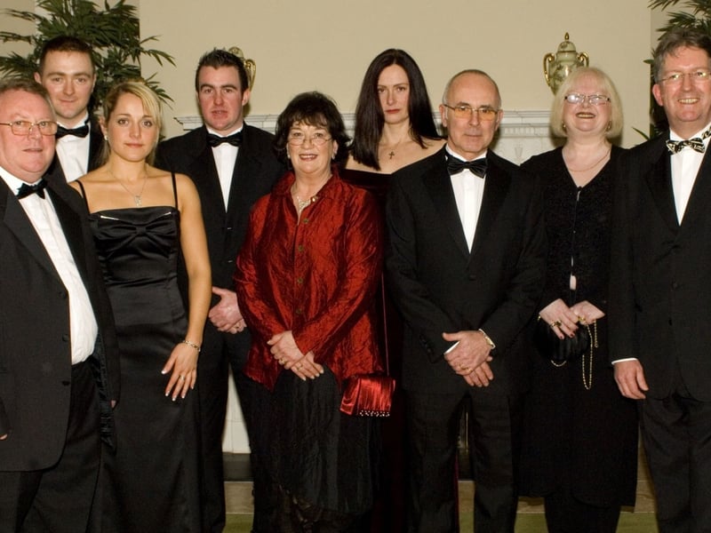 L/R front row: Eugene Owens, Emer Hanafin, Francis Hafferty, Kevin O'Leary and Brendan Hafferty. L/R back row: Eugene Coyne, Enda Egan, Ann O'Leary and Myra O'Mahony Owens. Pic: Michael McLaughlin 