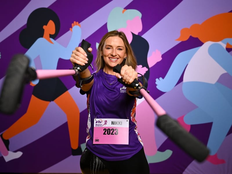 Nikki Bradley: Most Inspiring Award nominee Nikki Bradley (37) inspired the whole country when she returned to running following a leg amputation to take part in the VHI Mini Marathon. Nikki, who is from Letterkenny was diagnosed with a rare form of bone cancer aged 16. She has since received two hip replacements and in 2022 underwent rotationplasty surgery, which saw her thigh removed and her knee, shin, and foot rotated and then reattached where her hip was. She has been using crutches since 2012 and now also wears a prosthetic, yet Nikki has never let that stop her from heading out on adventures and pushing herself to the max. She’s climbed glaciers in Iceland, abseiled off Fanad Lighthouse and finished the iconic and gruelling 24km Fan Dance in the Brecon Beacons in Wales. In 2023, she was approached by VHI to be an ambassador for their 10km Women’s Mini Marathon. "It was a great opportunity to restart my training after my amputation, so it was an easy yes,” says Nikki. She found the training enjoyable but says the atmosphere on race day was by far the biggest highlight. “The route passed St Vincent’s Hospital and my mum, sister and I took a moment to stop outside to reflect on the fact I was passing the hospital during this hugely positive event rather than going in for treatment,” she says. Her advice for others wanting to challenge themselves? “Don’t overthink it, just sign up. What’s the worst that could happen?”
