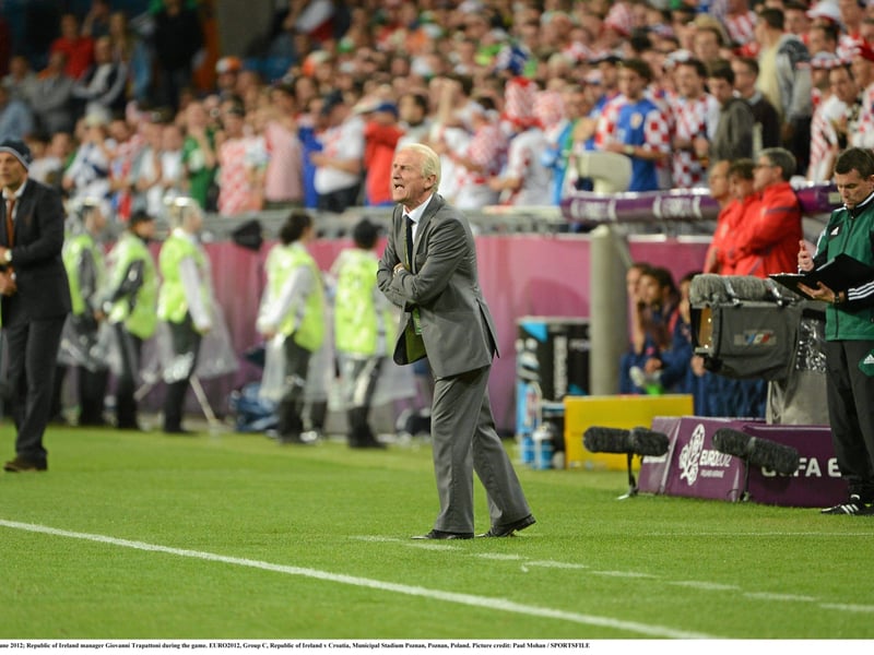 Giovanni Trapattoni (2008 - 2013) Games: 64 Wins: 26 Draws: 22 Losses: 16