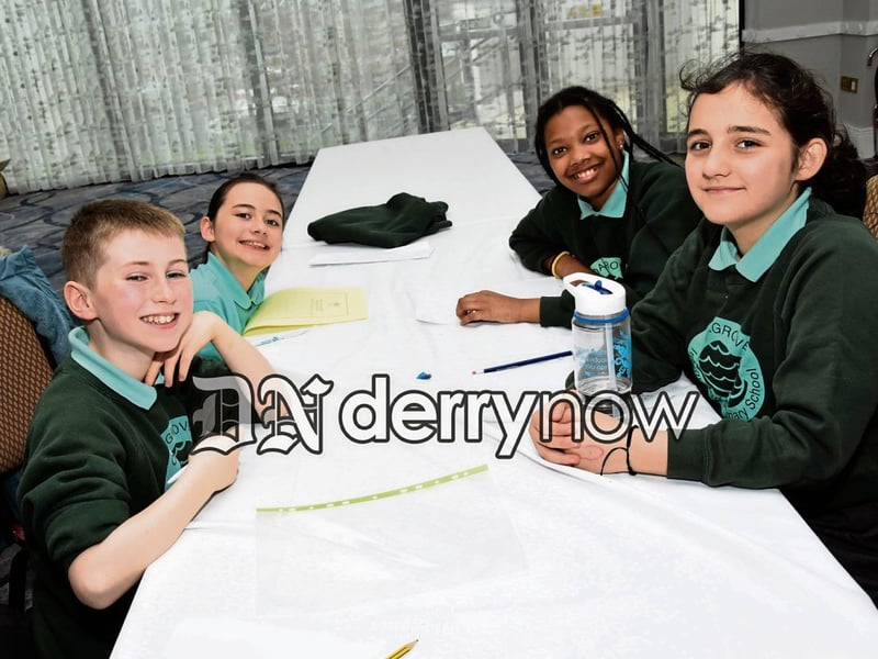 Children from Oakgrove Integrated Primary School