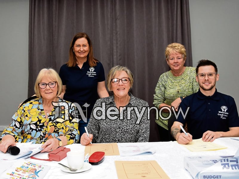 Waterside Credit Union Schools Quiz with Charmaine O'Donnell, Roisin O'Reilly, Catherine Logue, Pauline Jordan and Ryan Elliott