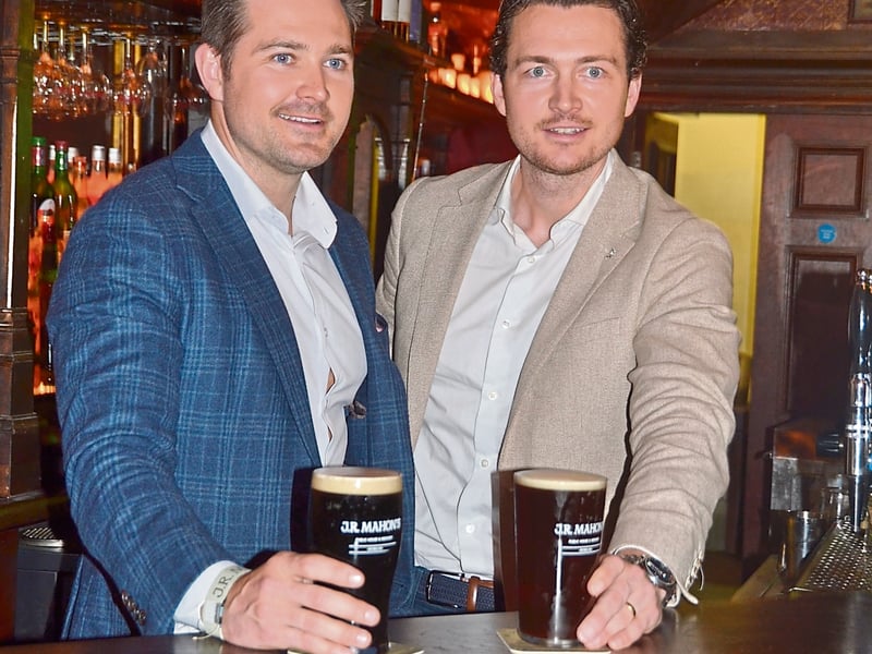 Caption: The proprietors of J.R Mahon's: Rob and John Mahon Jnr