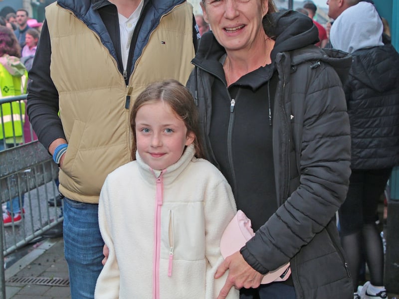 Caption: Ciaran, Aideen and Ella O'Neill Picture: Shelley Corcoran