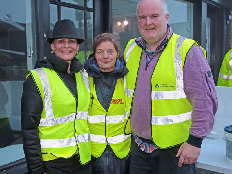 Caption: Dee Monahan, Maggie Brogan and Joe Flaherty Picture: Shelley Corcoran