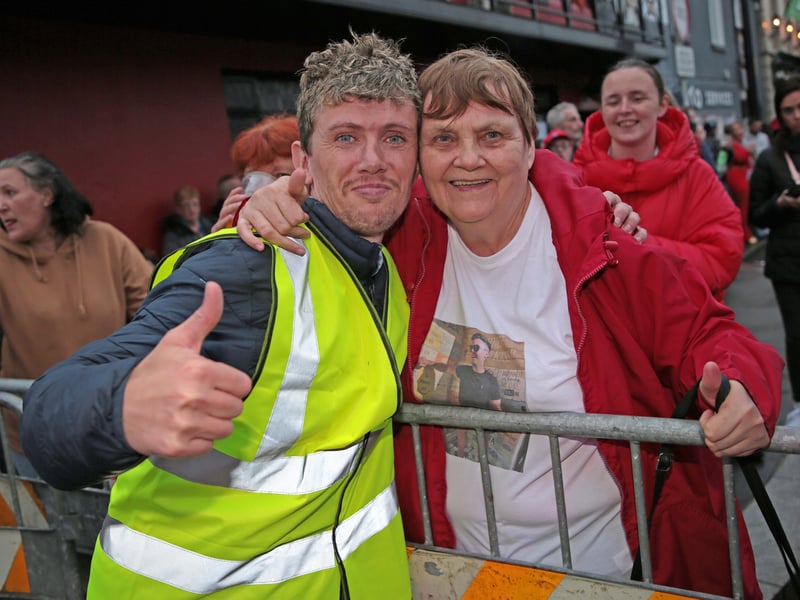 Caption: Christopher Cox and Gillian Masterson Picture: Shelley Corcoran