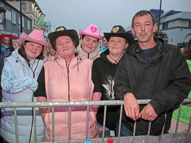 Caption: Nicole, Tracey, Louise, John Paul and Samantha Rossiter Picture: Shelley Corcoran