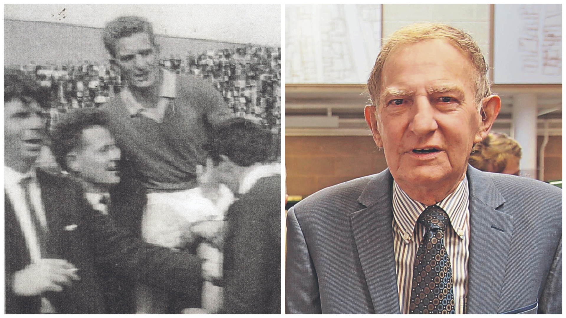 A dark cloud looms over Longford GAA following the death of one of the county’s greatest ever footballers and shrewdest administrators.  Longford Slashers legend and highly respected retired St Mel’s College teacher Seán Donnelly, aged 83, who was part of the county’s historic 1966 National League and 1968 Leinster Championship winning sides, passed to his eternal reward yesterday. READ MORE BELOW PHOTO While still playing, he had the distinction of being elected as Longford GAA County Board secretary and during his term (1968 - 1977) in this role, he captained Longford to a National Football League Division 2 title (1972) and he also managed Longford in 1975.  In addition, Seán was player and trainer / coach of his club Longford Slashers in 1975 as they became county champions and this was a particularly sweet triumph since the club also celebrated its 21st anniversary that year.  The winner of three Sigerson Cup medals with UCG in the early sixties, Seán was selected at number fifteen on the Longford Team of the Millennium as selected by readers of the Longford Leader in 2000.  Predeceased by his parents James and Anne, sister Angela and by his infant son Seán. Seán will be sadly missed and remembered with love by his family, his beloved wife Ann, darling daughters Orfhlaith, Aideen, Dervilla and Patricia, cherished grandchildren Anna Lily, Conor and Ella, sons-in-law Ciarán O’Neill and Declan Fox, sister Phyllis Meally, sisters-in-law, brothers-in-law , nieces, nephews, relatives and friends. Born in 1940, Seán received his primary school education at Drumlish NS and Melview, before he attended St Mel’s College and went on to third level at University College Galway (now NUIG).  It was during his time at UCG that Seán got to know ‘two of his childhood idols’, Seán Purcell and Frank Stockwell, both of Tuam Stars and Galway, who were revered as ‘The Terrible Twins’.  Seán was an integral cog of the UCG side that reached four successive Sigerson Cup finals between 1960 &