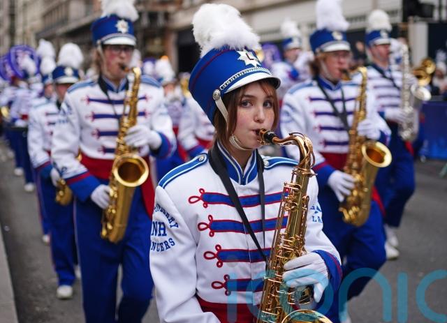 Thousands of people also enjoyed the New Year’s Day Parade in London, which started at Green Park and finished at Westminster.