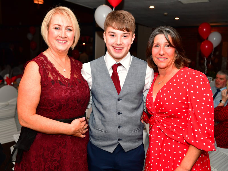 Caption: Rosaleen Mulligan with Josh and Dayna O'Reilly Picture: Frank McGrath 