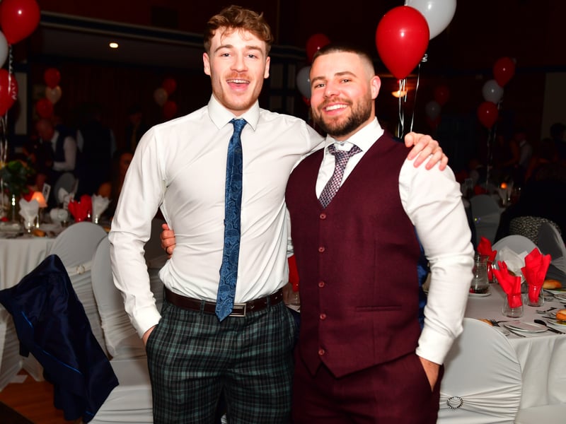 Caption: Sam Maxwell and Mark McCormack Picture: Frank McGrath 