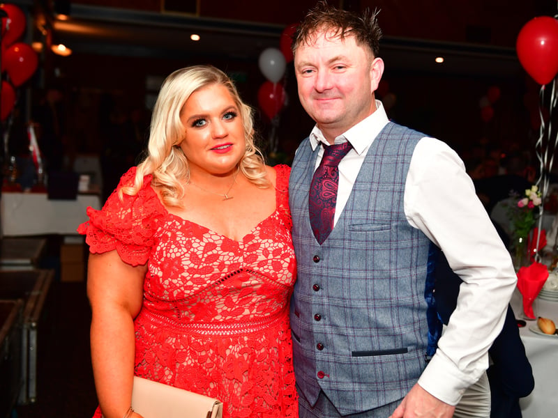 Caption: Lisa Rock and Joe Doyle Picture: Frank McGrath 
