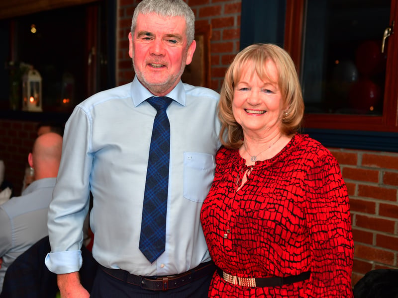 Caption: Jim and Mary Kenny Picture: Frank McGrath 