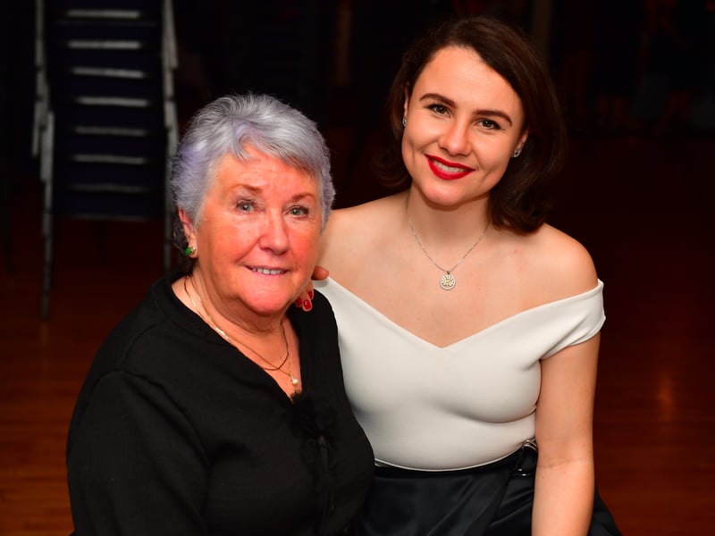 Caption: Carmel McCormack and her grand daughter Aishling Picture: Frank McGrath 