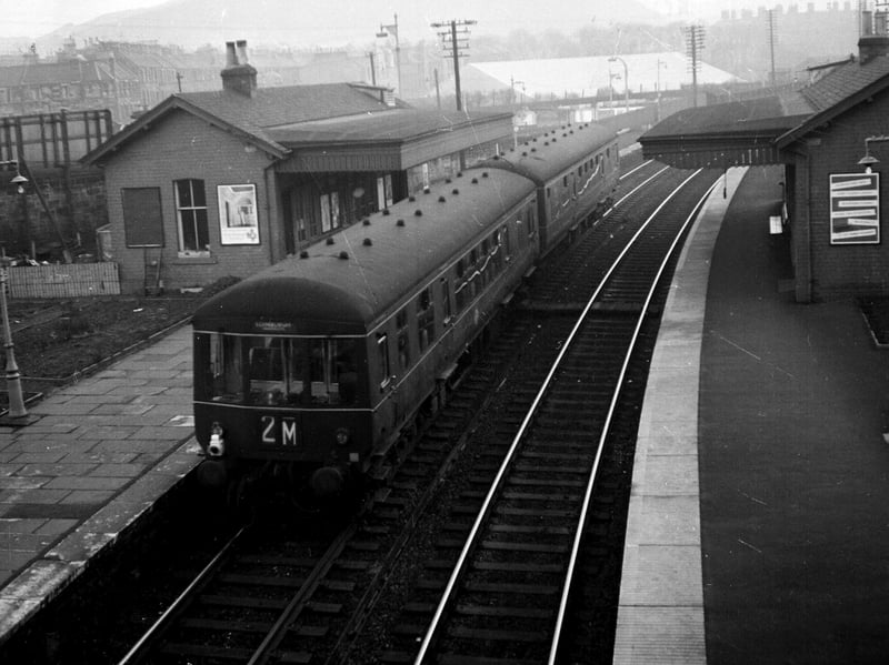 Abbeyhill railway station pictured in March 1963, shortly before it was closed as part of the sweeping Beeching cuts