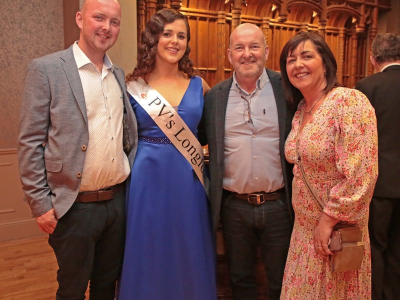 Caption: Aidan Timlin, Laura Jo Callaghan, Martin and Roisin Timlin