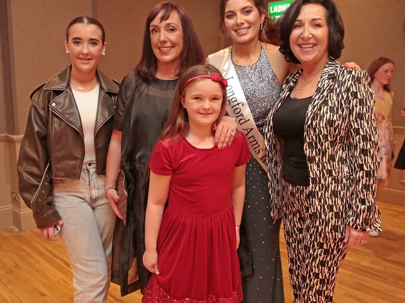 Caption: Kate and Grace Flaherty, Niamh Donlon, Emily Reilly, Assumpta Reilly Picture: Shelley Corcoran