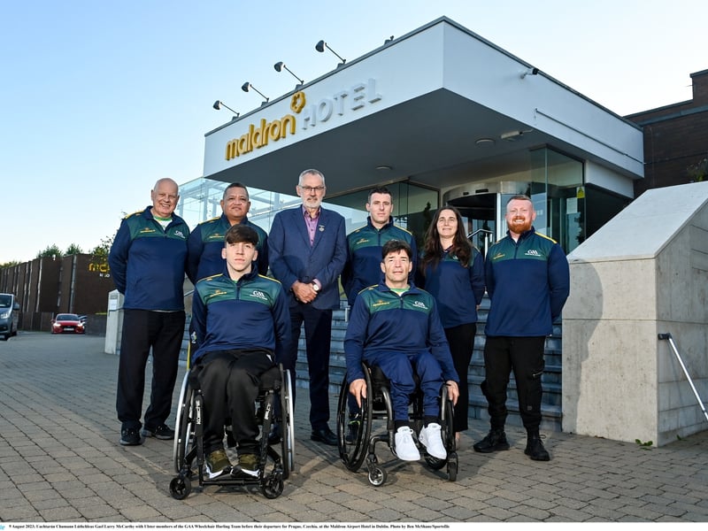 AUGUST 2023 Carlow local Melanie Griffith competed as Vice Captain of the Irish team at the 2023 Prague International Wheelchair Hurling Open.