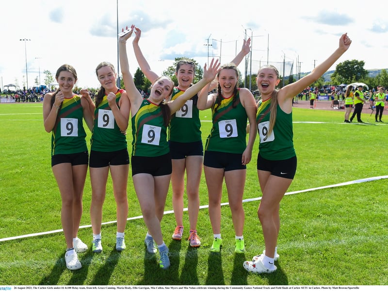 AUGUST 2023 SETU Carlow hosted the Community Games National Track and Field finals.