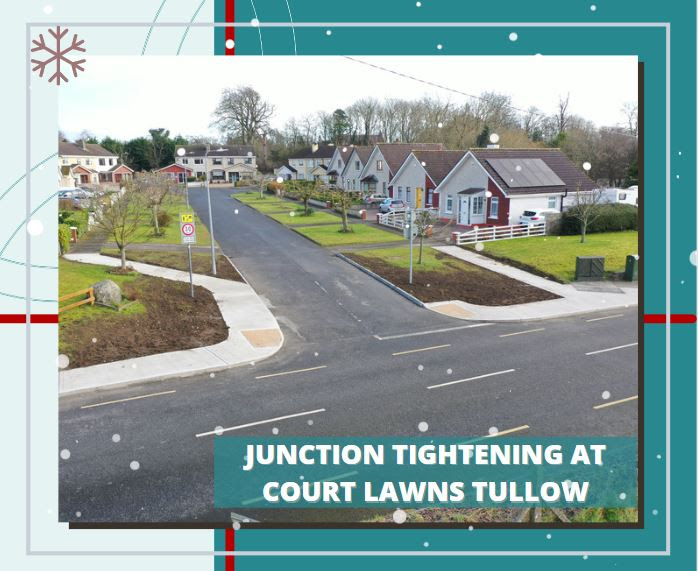 Take a look back at the new travel additions made to the county in 2023 by Carlow Active Travel. The Active Travel team were responsible for a number of projects in 2023. The aim of their projects is to create a more sustainable and healthy Carlow.
