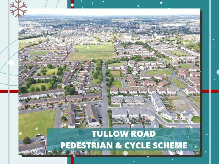 Work has commenced on Carlow Tullow Road pedestrians and cyclists scheme