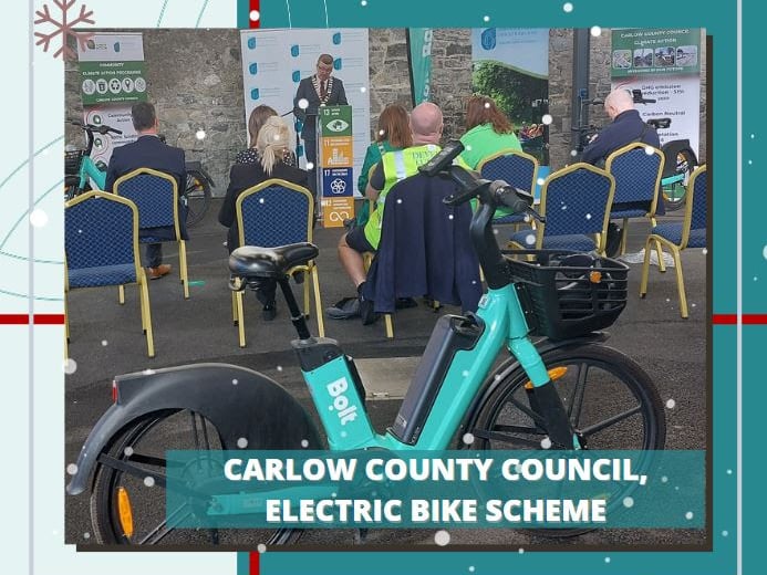Pilot electric bike scheme for Carlow Town has been launched by Carlow County Council