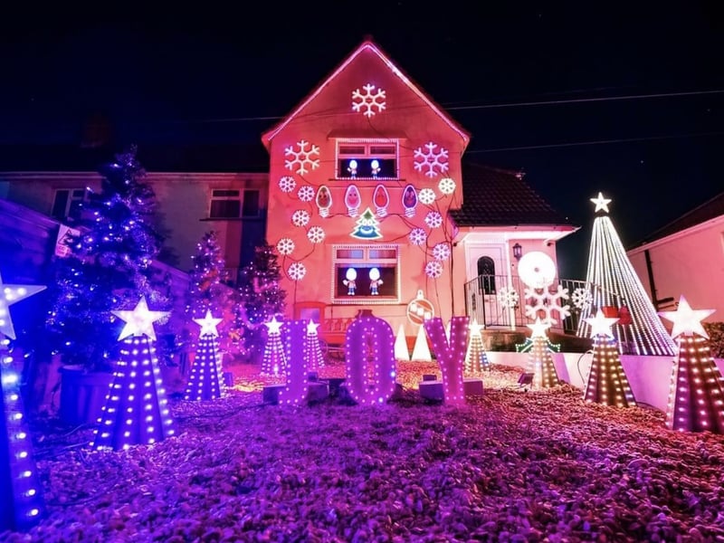 Thanks to a bit of imagination, many people have used their festive lights to raise money for good causes.