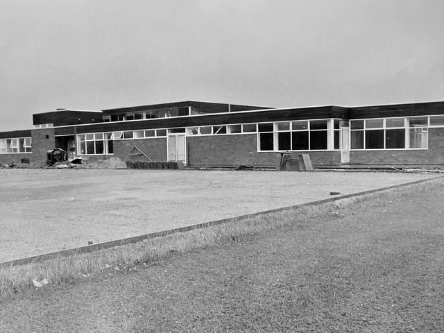 Ercall Junior School at Barn Farm appears in the final stages of completion ahead of opening after the summer holidays. The new building, captured on July 9, 1970 and published the following day in the Shropshire Star, was shown replacing Prince’s Street School, marking the end of a long campaign for improved facilities in the area. The modern low-rise design was noted for its contrast with the older pitched roofs and chimneys of its predecessor.