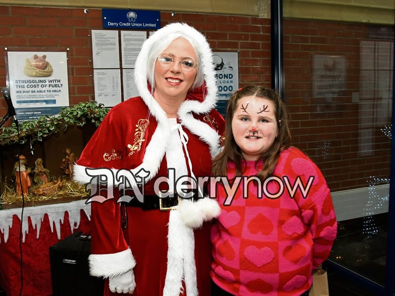Mrs Claus with Kaeley