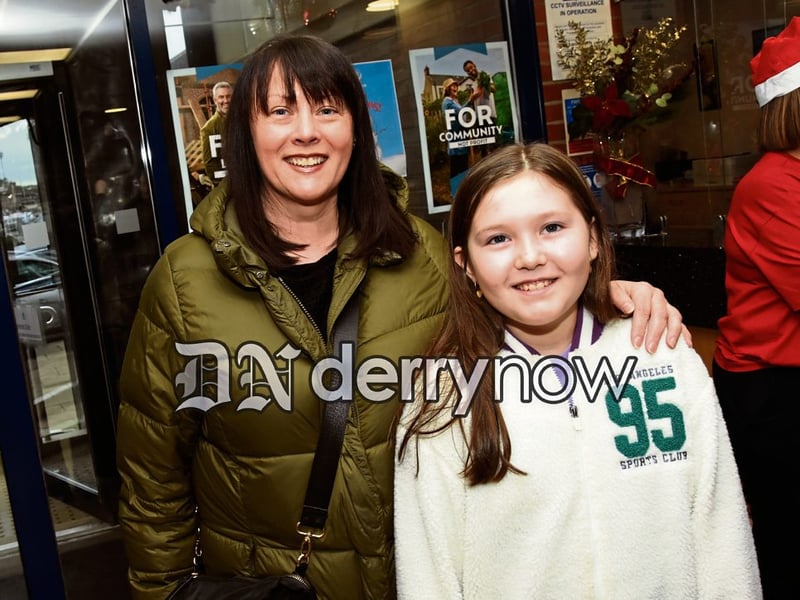 Grianne Murray and Lainey Cunningham. (Photos-Kerrie Quinn, nwpresspics)