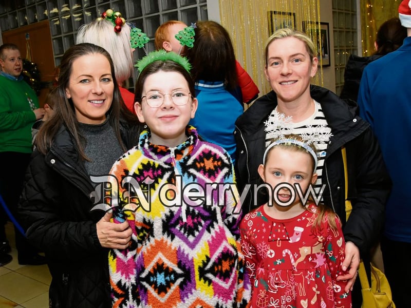 Carolyn and Caila McGeehan with Joann and Ellen Morrow