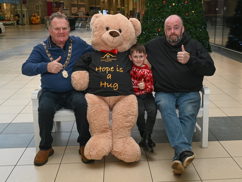 Mayor Joe Malone, Stevie Mulrooney and Noel Sherry