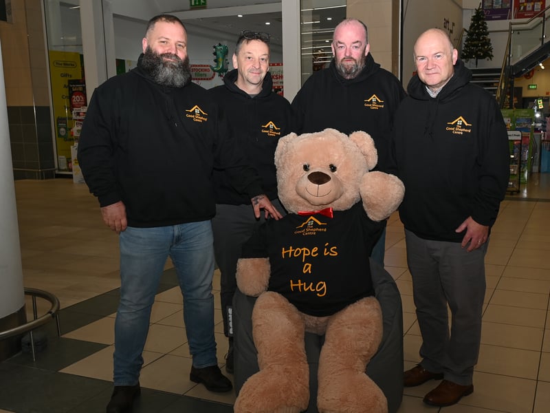 Mark Leonard, Service Manager Good Shepherd Centre, JJ Nolan, Head of Coporate Services, Noel Sherry and Cllr Denis Hynes