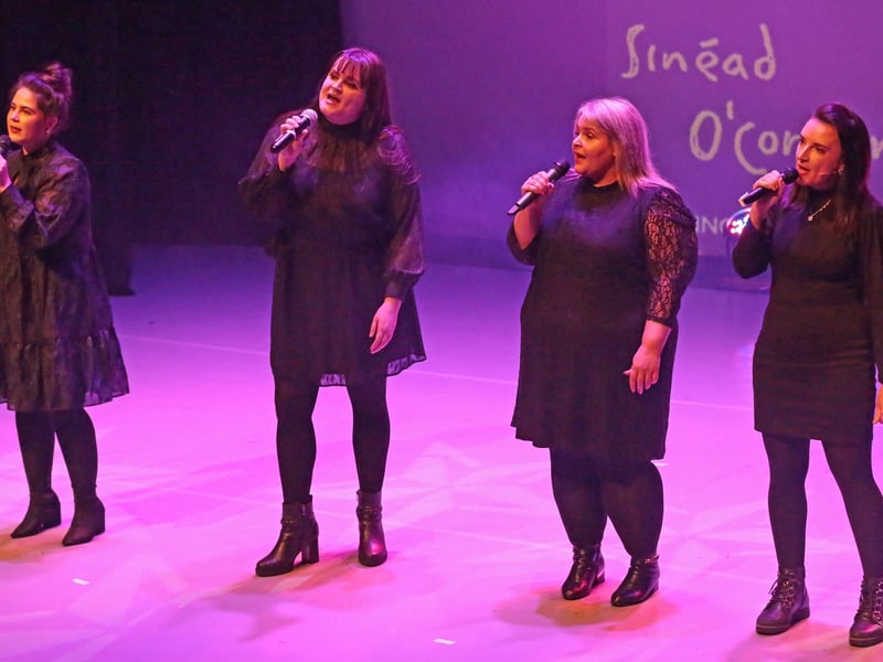 Caption: Unison performed a moving tribute to the late Sinead O'Connor during the Longford Variety show
