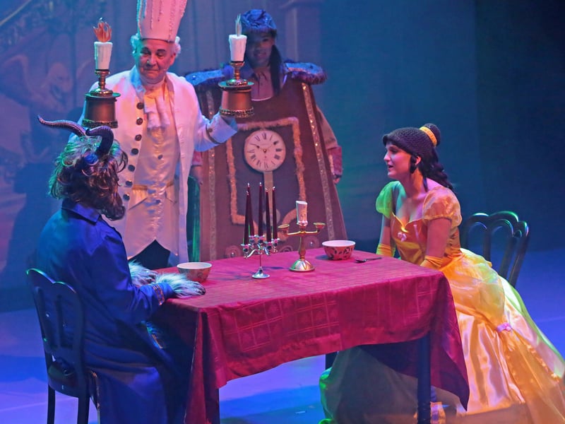 Caption: Beauty and The Beast during the Longford Variety Group show in Backstage Theatre