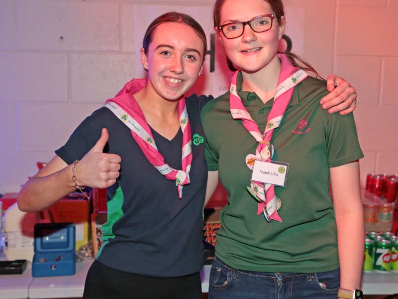Caption: Niamhy Lillis and Lyndsey Curwin Picture: Shelley Corcoran