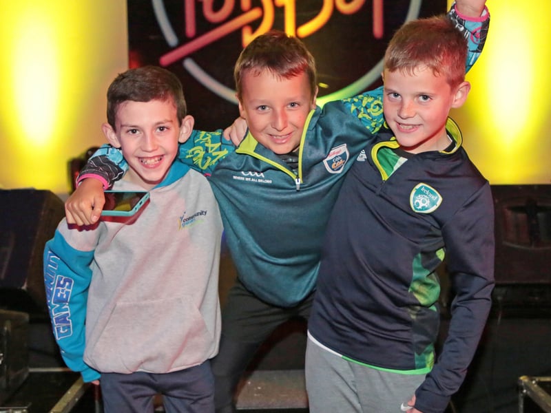 Caption: Philip Davis, Sammie Gabris and Joe Mulleady Picture: Shelley Corcoran