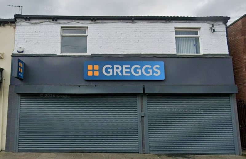 Greggs on 45 Commercial Street, Rothwell, was rated on April 16. 