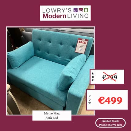 Over that period Lowry’s has evolved from being a hardware store to becoming one of the leading furniture and flooring showrooms in Kilkenny, retailing classic, traditional and contemporary furniture and flooring to all our customers in the South East.