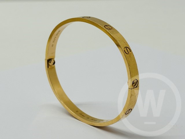 Cartier, Love Bracelet, 18 Carat Gold, Gross Weight: 38.37g