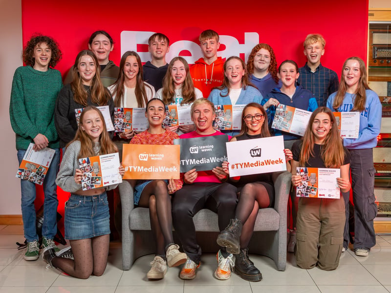 Pictures: Kilkenny TY students complete TY Media Week at Beat 102-103