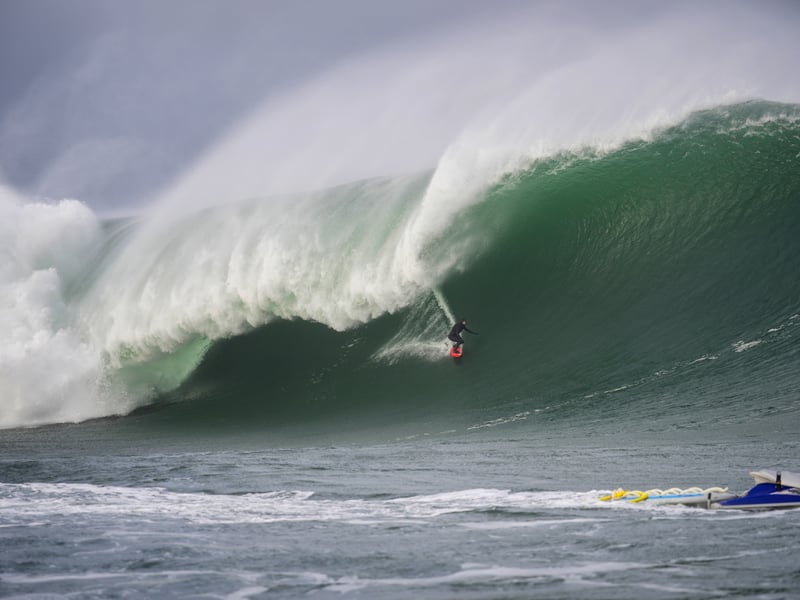 In pictures: Bundoran's Conor Maguire rides mammoth 40-foot wave in ...