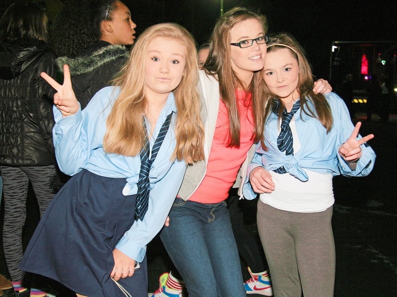 Caption: Sania Bernate, Saoirse O'Leary and Lauren Corcoran Photo by Shelley Corcoran