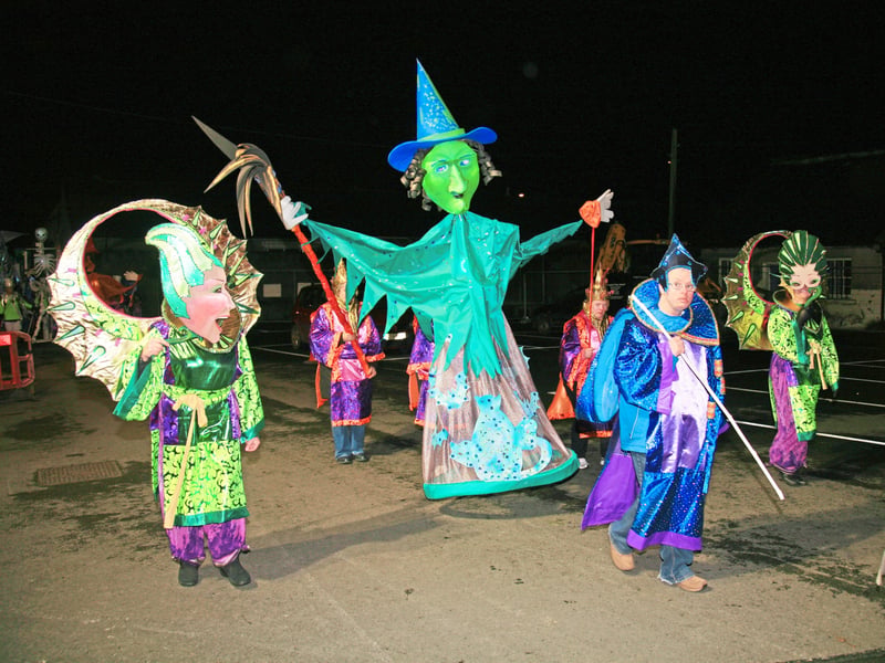Caption: The Dead of Night Festival parade 2012 Photo by Shelley Corcoran