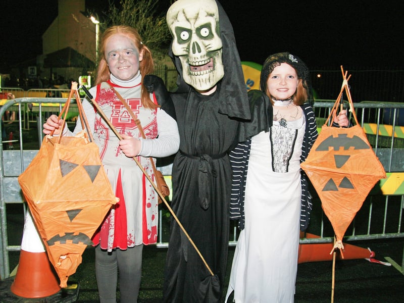 Caption: Zoe Reilly, Aoife Lynn and Grace McLoughlin Photo by Shelley Corcoran