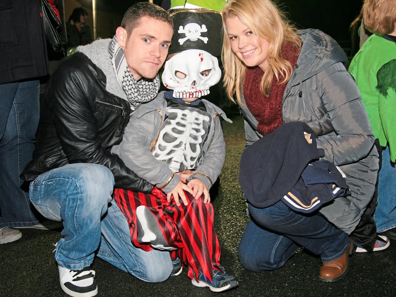 Caption: Thomas, Evan Lennon and Tara Gibbons Photo by Shelley Corcoran