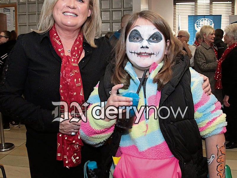 Kaeley Doherty Gallagher pictured with her nana Michelle.