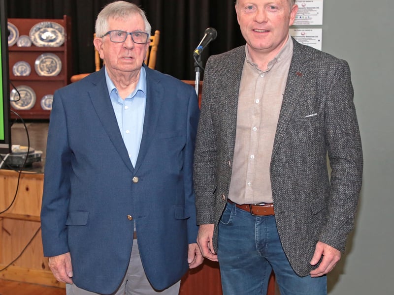 PICTURES | Longford champions celebrate - Killoe, Kenagh and Ballymore savour county championship glory PICTURES | Large crowd hears Bressie deliver keynote speech at Longford Community Safety & Wellbeing Expo PICTURES | Successful Longford bike run fundraiser in aid of Drumlish school Autism Sensory Room Caption: Local historian Benny Reid who spoke about the history of the Colmcille area and referred to Padraic Colum’s family background pictured with Cllr Garry Murtagh