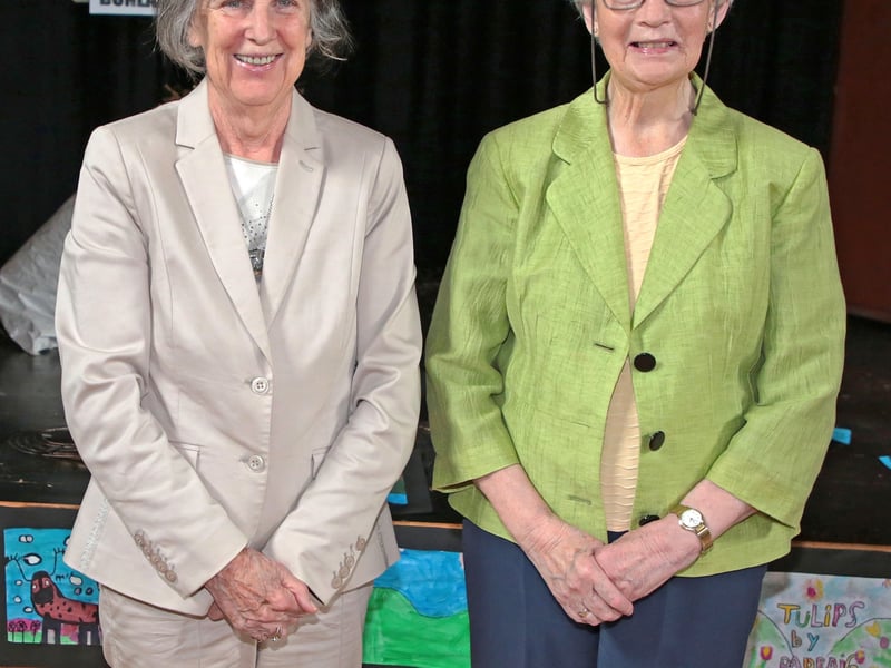 Caption: Catherine Reid and Judith Kirwan