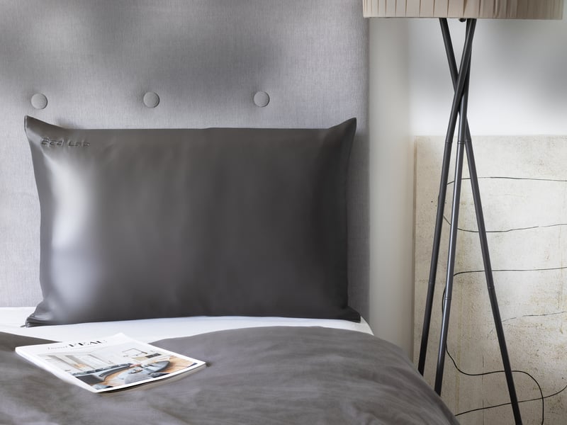 Bed Lab Skincare Infused Pillow Graphite Grey, £49