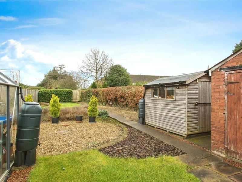 A final look at the back garden